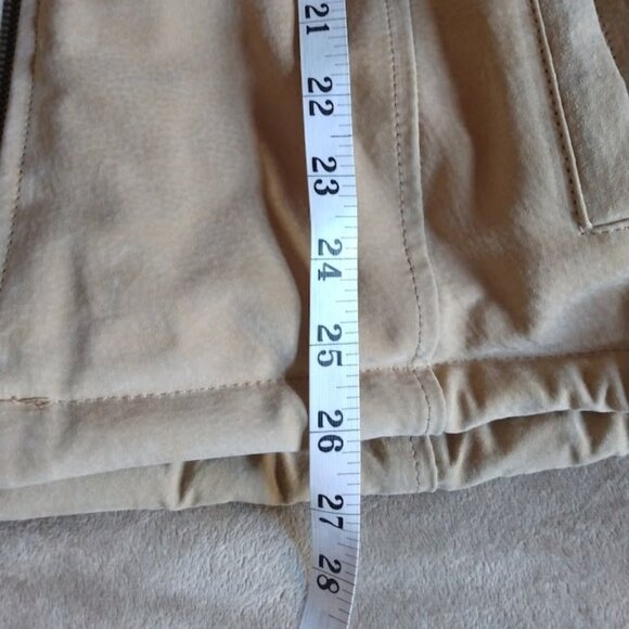 Stephanie Andrews Sueded Leather Coat/Jacket W/Hood Shearling Lined-Heavy SMALL - Picture 14 of 14